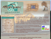 Tablet Screenshot of menuiseriepelletjambaz.com